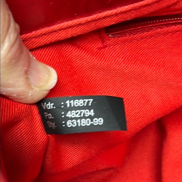 Vintage Wilson Leather Bag Red - Picture 11 of 16